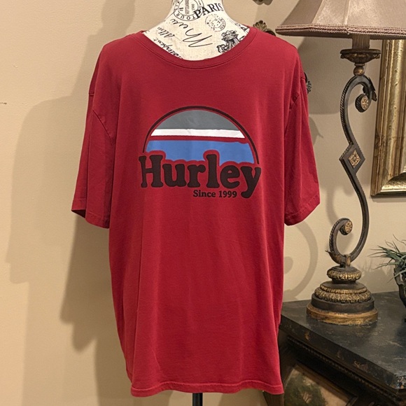 T-Shirt short sleeve crew neck HURLEY Mens XL Unisex - Picture 2 of 8